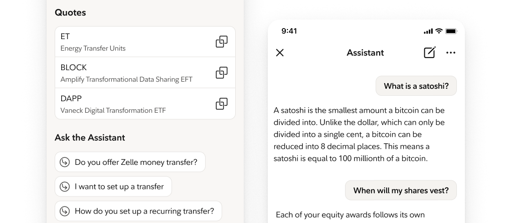 Redesigning the Fidelity Assistant